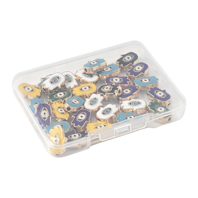 30Pcs Alloy Enamel Beads ENAM-FS0003-56-1