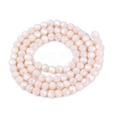 Opaque Glass Beads Stands EGLA-A035-P4mm-B05-1