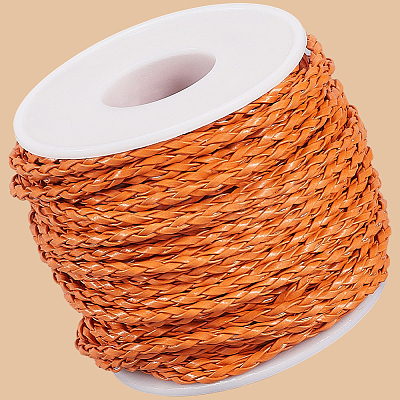 19M Braided Imitation Leather Cords LC-CL0001-02C-1
