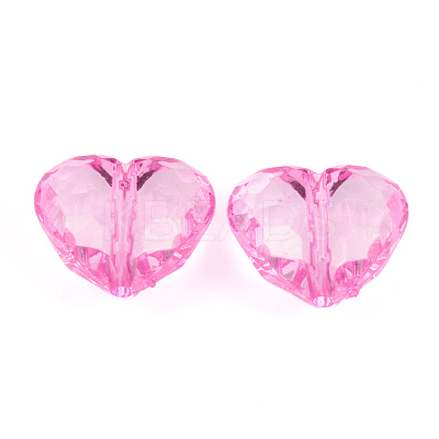 Transparent Acrylic Beads X-PL318Y-4-1