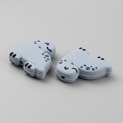 Dinosaur Food Grade Eco-Friendly Silicone Beads SIL-TAC0004-17-1