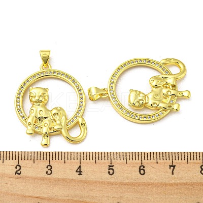 Real 18K Gold Plated Brass Pendants KK-L209-027G-1
