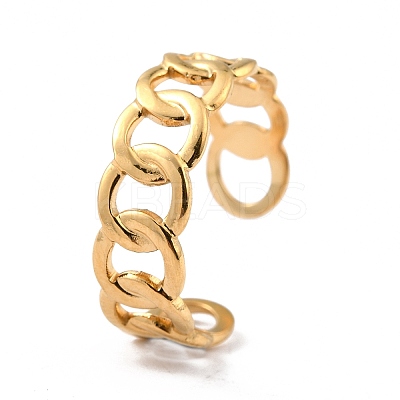 Ion Plating(IP) 304 Stainless Steel Finger Rings LS-RJEW-L102-21G-1