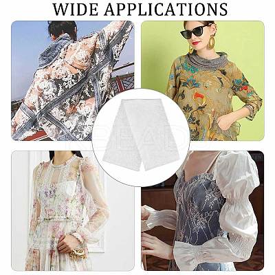 Nylon Eyelash Lace Trim Fabric AJEW-WH0314-66B-1