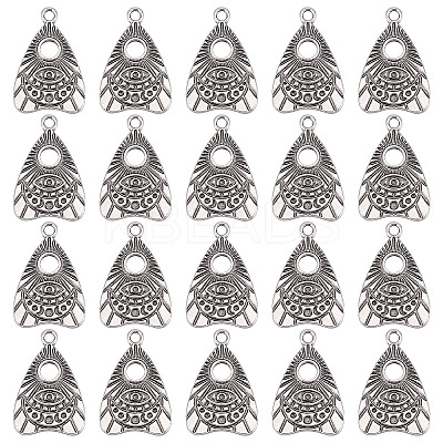 Tibetan Style Alloy Pendants TIBEP-SC0002-20-1
