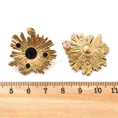 304 Stainless Steel Studs Earrings for Women LS-EJEW-K306-31G-1