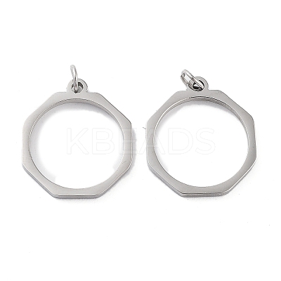 Non-Tarnish 304 Stainless Steel Pendants STAS-G324-01H-P-1