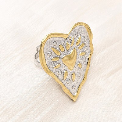 304 Stainless Steel Finger Rings for Women RJEW-B136-01-1