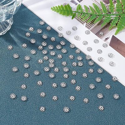 304 Stainless Steel Bead Caps STAS-UN0013-66P-1