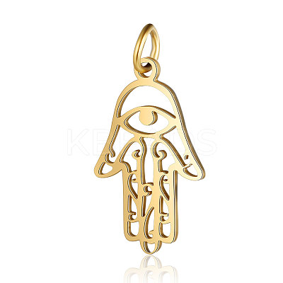 Ion Plating(IP) 304 Stainless Steel Pendants A-STAS-S105-T557D-2-1