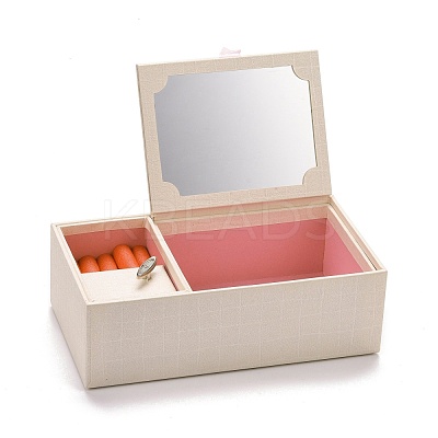 Hand Crank Musical Jewelry Cardboard Boxes CON-M008-02-1