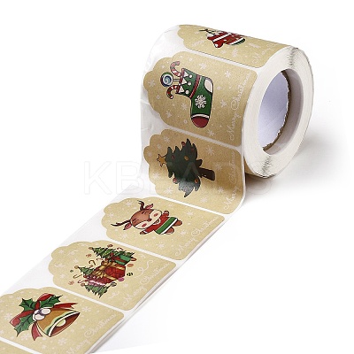 Christmas Themed Polygon Roll Stickers LS-DIY-B045-08-1