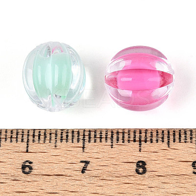 Transparent Acrylic Beads OACR-N147-01-1