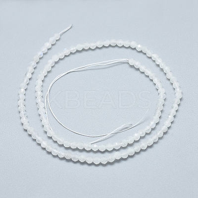 Natural Rainbow Moonstone Beads Strands LS-G-D0003-E90-4MM-1