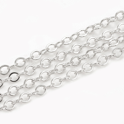 Brass Cable Chains X-CHC-S003-08P-1