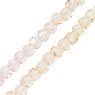 Transparent Glass Beads Strands GLAA-YW0001-59B-1