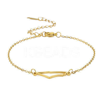 304 Stainless Steel Link Bracelets FS-WG1ED05-02-1
