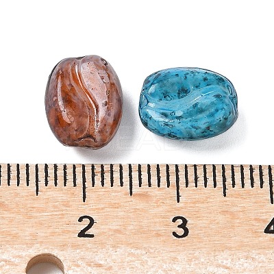 Picasso Baking Paint Glass Seed Beads GLAA-V001-08-1