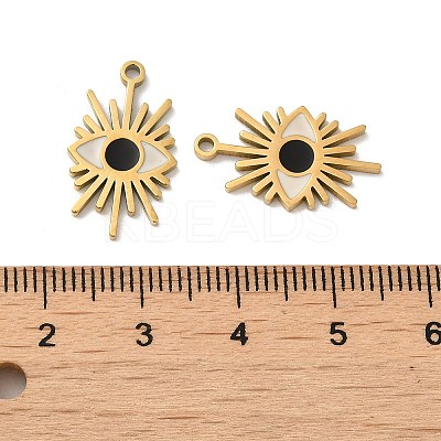Ion Plating(IP) 316L Surgical Stainless Steel Pendants STAS-D035-05G-G-1