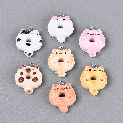 Opaque Resin Pendants RESI-N050-20P-1