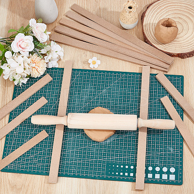 12Pcs MDF Clay Roller Tool DIY-UN0007-45-1