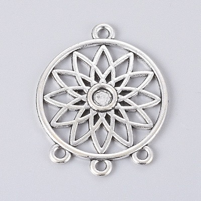 Alloy Chandelier Component Links Cabochon Settings PALLOY-E564-45AS-1