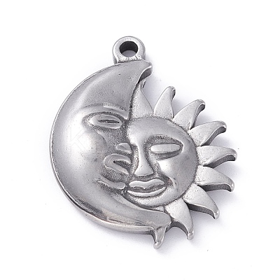 Non-Tarnish 304 Stainless Steel Pendants STAS-P288-03P-1