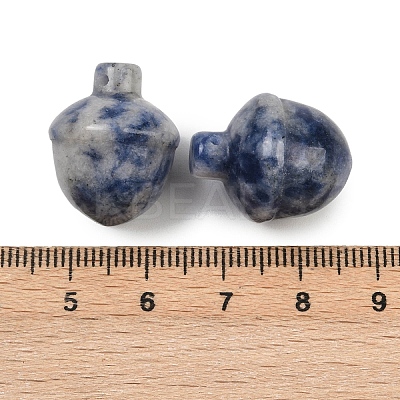 Natural Blue Spot Jasper Pendants G-K354-13D-1