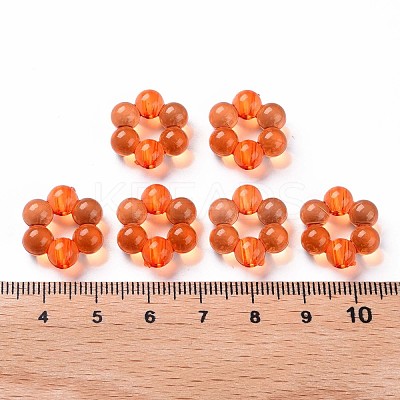 Transparent Acrylic Bead Frames TACR-S153-01A-84-1