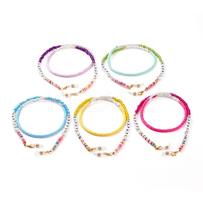Rainbow Eyeglasses Chains AJEW-EH00315-1