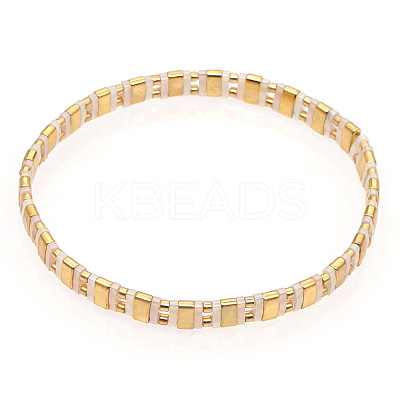 Bohemian Glass Seed Beaded Stretch Bracelets LS-JM4508-24-1