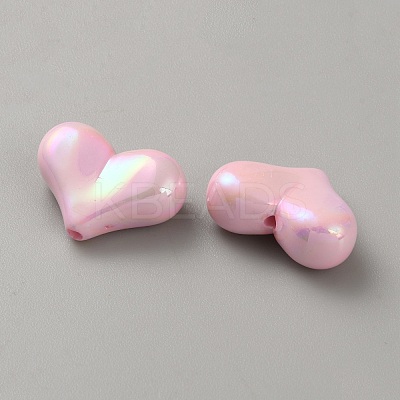 10Pcs Opaque Acrylic Beads SACR-WH0008-020C-1