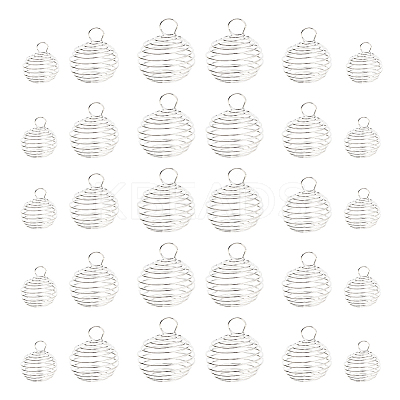 30Pcs Lantern Iron Wire Pendants Set IFIN-YW0001-23S-1