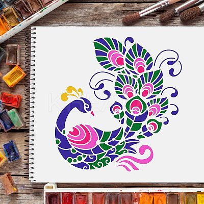 Plastic Reusable Drawing Painting Stencils Templates DIY-WH0172-268-1