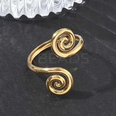 304 Stainless Steel Cuff Open Rings RJEW-D357-04G-1