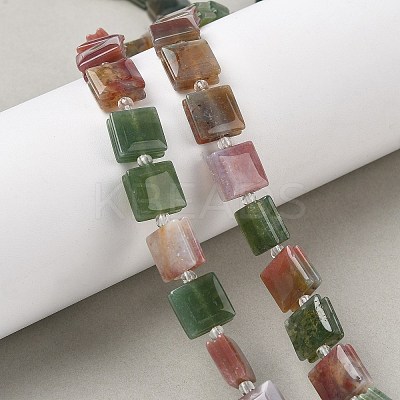 Natural Indian Agate Beads Strands G-F802-B02-01-1