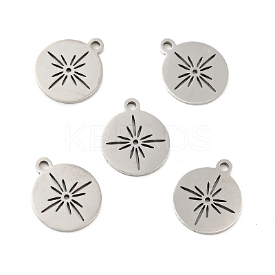 Non-Tarnish 201 Stainless Steel Pendants STAS-E015-07P-1
