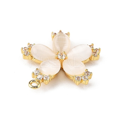 Brass Micro Pave Cubic Zirconia Pendants LS-KK-K371-43G-1