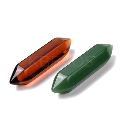 Natural & Synthetic Mixed Gemstone Bullet Pendant Necklace & Link Bracelet & Keychains DIY Making Kit PW-WG86896-01-1