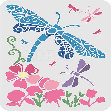 Plastic Reusable Drawing Painting Stencils Templates DIY-WH0202-393-1