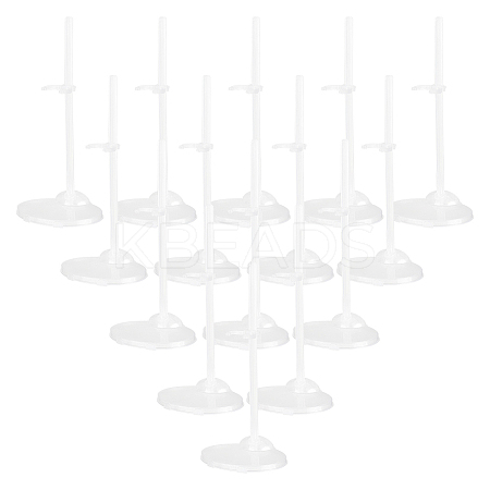 Plastic Assembled Doll Holders ODIS-WH0025-175-1