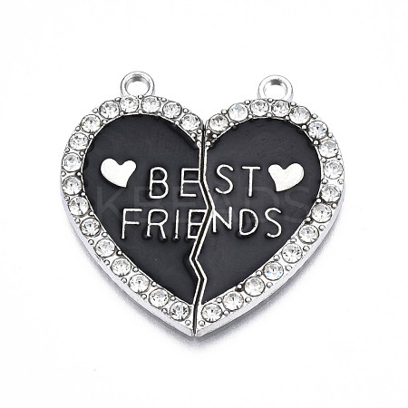 Alloy Enamel Split Pendant ENAM-S130-25A-1