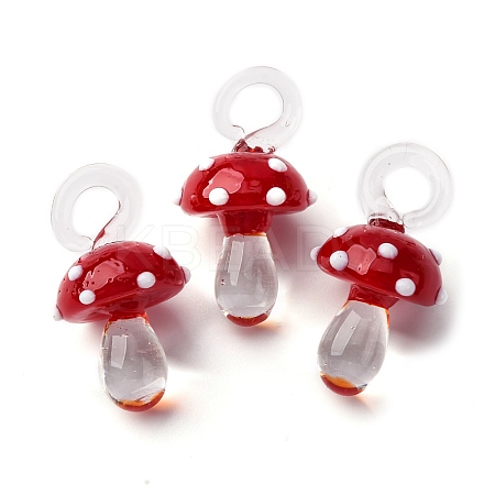 Handmade Lampwork Pendants LAMP-M02-01-04-1