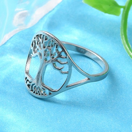 Non-Tarnish 304 Stainless Steel Rings RJEW-P080-03P-1