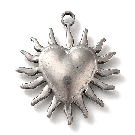 304 Stainless Steel Pendants STAS-H223-15AS-01-1