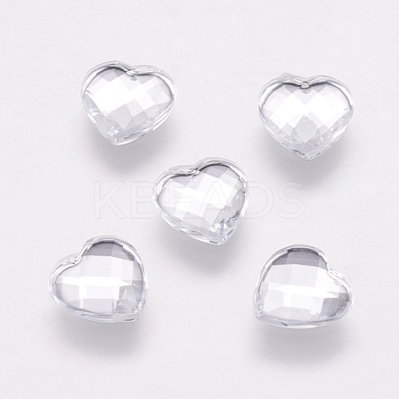 Taiwan Acrylic Rhinestone Cabochons X-ACRT-G022-6mm-02-1