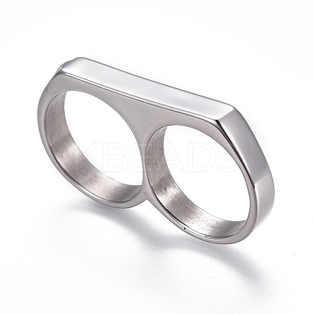 Tarnish Resistant 304 Stainless Steel Finger Rings RJEW-O032-13P-17mm-1
