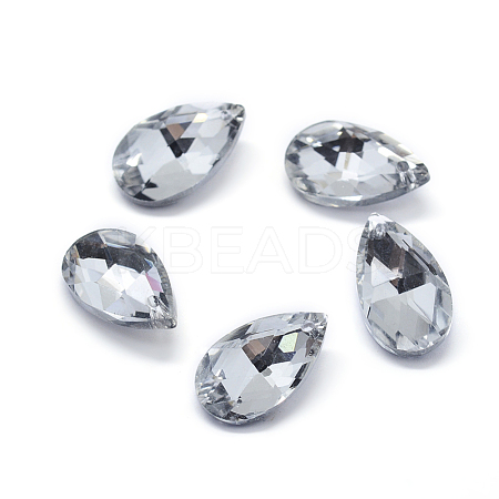 Faceted Glass Pendants GLAA-F069-L-B03-1