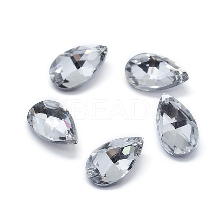 Faceted Glass Pendants GLAA-F069-L-B03-1