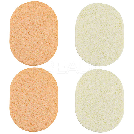 4Pcs 2 Colors PVA Sponge Makeup Powder Puff MRMJ-GF0001-64A-1